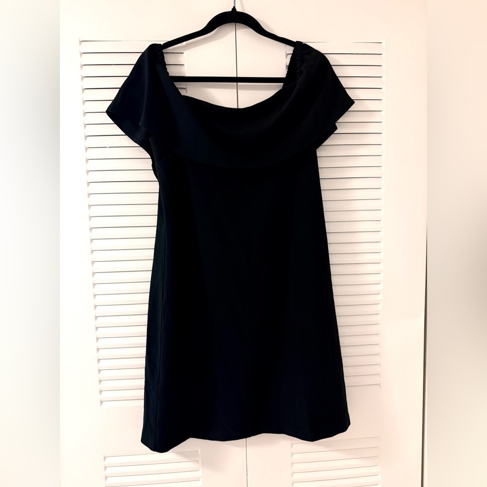 Charles Henry Black Off-Shoulder Dress. NWT!
